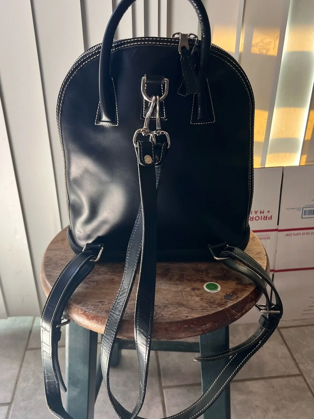 Dooney & Bourke structured dome